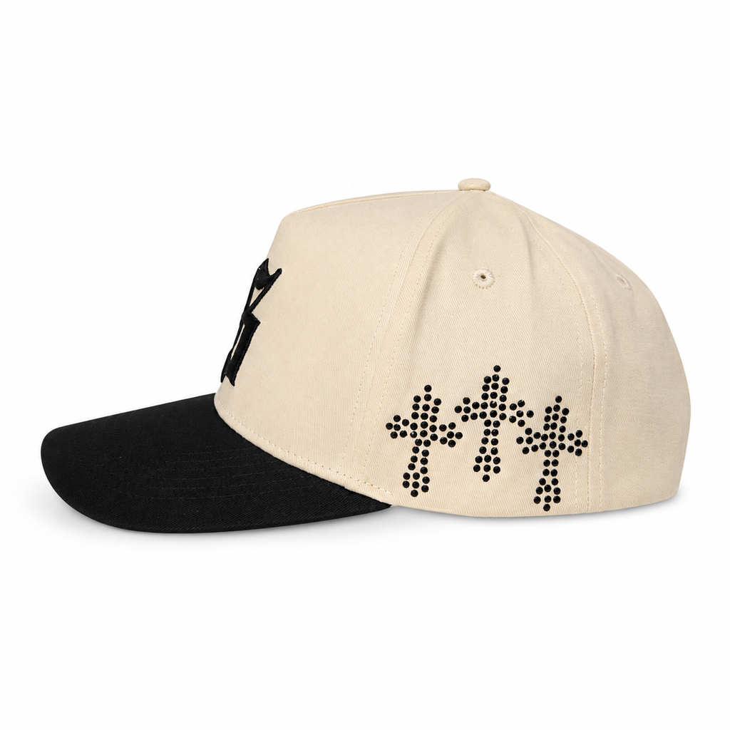 Saint Hat Rhinestone Crosses